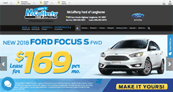 Desktop Screenshot of mccaffertyfordsales.com